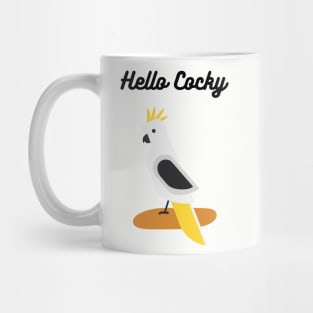 Hello Cocky Cockatoo Australian Mug